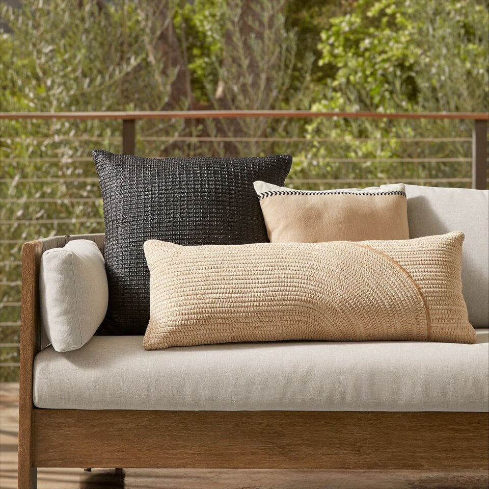 Woven Arches Indoor/Outdoor Cushion West Elm Australia